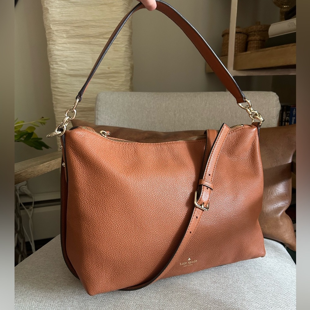 Kate Spade Larchmont Avenue Alena Bag In Cognac